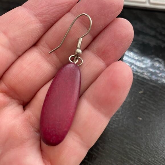 Handmade Dangle Earrings - Picture 3 of 3